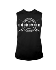 Dubrovnik Croatia Crossed Fishing Rods Sleeveless Tee tile