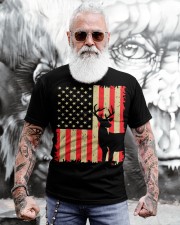 Deer Hunting Vintage Distressed American Flag Classic T-Shirt apparel-classic-tshirt-lifestyle-front-268