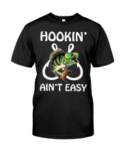 Bass Fishing Hooking Aint Easy Hooker Premium Fit Mens Tee tile