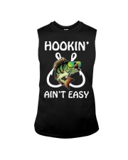 Bass Fishing Hooking Aint Easy Hooker Sleeveless Tee tile