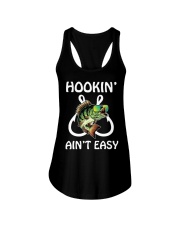 Bass Fishing Hooking Aint Easy Hooker Ladies Flowy Tank tile