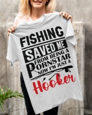 Vintage Fishing Saved Me From Being A Porn Star Classic T-Shirt apparel-classic-tshirt-lifestyle-front-117