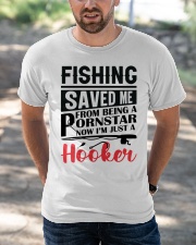 Vintage Fishing Saved Me From Being A Porn Star Classic T-Shirt apparel-classic-tshirt-lifestyle-front-50