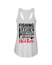 Vintage Fishing Saved Me From Being A Porn Star Ladies Flowy Tank tile