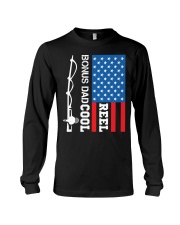 Reel Cool Bonus Dad Fishing Birthday Fathers Gift Long Sleeve Tee tile