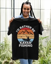 Id Rather Be Kayak Fishing Classic T-Shirt apparel-classic-tshirt-lifestyle-front-131