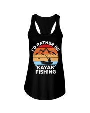 Id Rather Be Kayak Fishing Ladies Flowy Tank tile