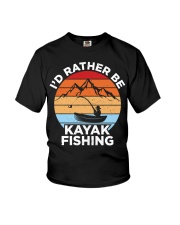 Id Rather Be Kayak Fishing Youth T-Shirt tile