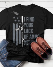 I Find Your Lack Of Ammo Disturbing Gun Joke On Back Zip Classic T-Shirt apparel-classic-tshirt-lifestyle-front-216