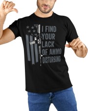 I Find Your Lack Of Ammo Disturbing Gun Joke On Back Zip Classic T-Shirt custom-t-shirts-classic-lifestyle-front-212