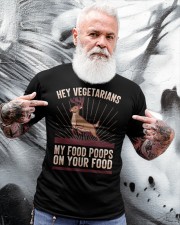 Funny Hunting Saying Deer Hunter I Vegetarian Food Classic T-Shirt apparel-classic-tshirt-lifestyle-front-267