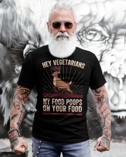 Funny Hunting Saying Deer Hunter I Vegetarian Food Classic T-Shirt apparel-classic-tshirt-lifestyle-front-268
