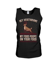 Funny Hunting Saying Deer Hunter I Vegetarian Food Unisex Tank tile