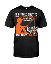 If I Fished Only To Capture Fish My Fishing Premium Fit Mens Tee tile