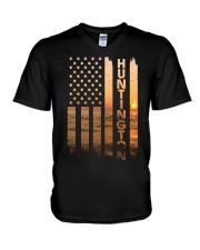 Huntington Beach Summer V-Neck T-Shirt tile