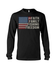 Faith Family Fishing Freedom Long Sleeve Tee tile