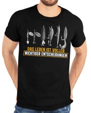 Fishing Pike Fun Fun Important Decisions Classic T-Shirt custom-t-shirts-classic-lifestyle-front-196