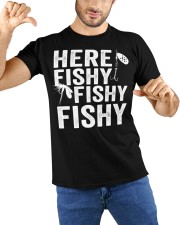 Here Fishy Fishy Fishy T-Shirt Fisherman Shirt Classic T-Shirt custom-t-shirts-classic-lifestyle-front-212