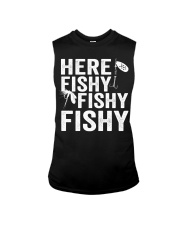 Here Fishy Fishy Fishy T-Shirt Fisherman Shirt Sleeveless Tee tile