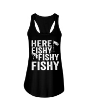 Here Fishy Fishy Fishy T-Shirt Fisherman Shirt Ladies Flowy Tank tile
