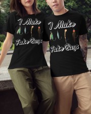 Funny Fly Tying Gift For Fly Fisherman Fishing Gear Classic T-Shirt apparel-classic-tshirt-lifestyle-front-147