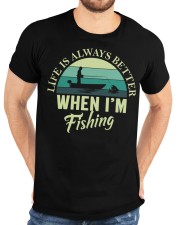 Vintage Life Is Always Better When I’m Fishing Lucky Fishing Classic T-Shirt custom-t-shirts-classic-lifestyle-front-196