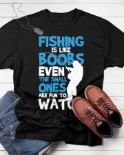 Fishing Is Like Boobs Cute Fishing Shirts Funny Gift Tank Top Classic T-Shirt apparel-classic-tshirt-lifestyle-front-216