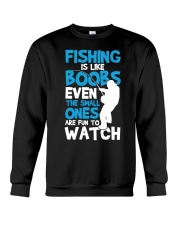 Fishing Is Like Boobs Cute Fishing Shirts Funny Gift Tank Top Crewneck Sweatshirt tile