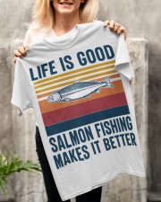 Salmon Fishing Gifts Men Women Kids Fisherman Salmon Classic T-Shirt apparel-classic-tshirt-lifestyle-front-117