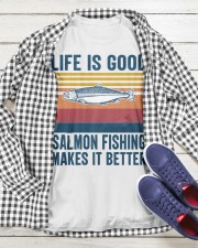 Salmon Fishing Gifts Men Women Kids Fisherman Salmon Classic T-Shirt apparel-classic-tshirt-lifestyle-front-218