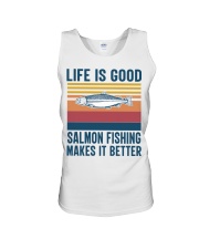 Salmon Fishing Gifts Men Women Kids Fisherman Salmon Unisex Tank tile