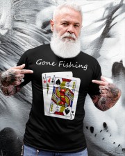 Poker Fish Hooks Gone Fishing Classic T-Shirt apparel-classic-tshirt-lifestyle-front-267