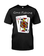 Poker Fish Hooks Gone Fishing Premium Fit Mens Tee tile