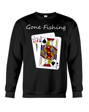 Poker Fish Hooks Gone Fishing Crewneck Sweatshirt tile