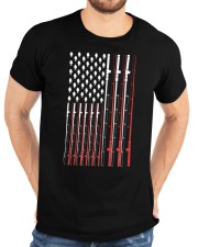 Fishing Rod American Flag Funny Classic T-Shirt custom-t-shirts-classic-lifestyle-front-196