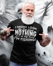 Funny Distressed Fishing Lover Apparel Classic T-Shirt apparel-classic-tshirt-lifestyle-front-267
