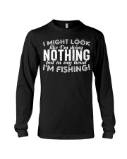Funny Distressed Fishing Lover Apparel Long Sleeve Tee tile
