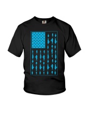 American Flag Fish Youth T-Shirt tile