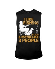 Funny I Like Fishing My Dog And Maybe 3 People Sleeveless Tee tile