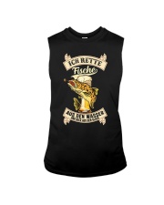Save Fish And Beer Angler Fishing Sleeveless Tee tile