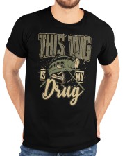 This Tug Is My Drug Fish Fishing Classic T-Shirt custom-t-shirts-classic-lifestyle-front-196