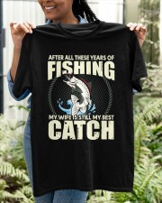 Mens After All These Years Of Fishing Funny Fisherman Wife Classic T-Shirt apparel-classic-tshirt-lifestyle-front-130