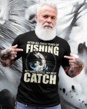 Mens After All These Years Of Fishing Funny Fisherman Wife Classic T-Shirt apparel-classic-tshirt-lifestyle-front-267