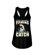 Mens After All These Years Of Fishing Funny Fisherman Wife Ladies Flowy Tank tile