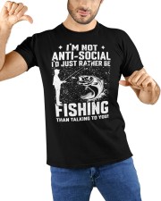 I'm Not Anti Social I'd Just Rather Be Fishing Classic T-Shirt custom-t-shirts-classic-lifestyle-front-212