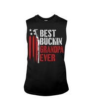 Best Buckin’ Grandpa Ever American Flag Sleeveless Tee tile