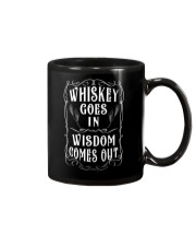 Whiskey goes in Wisdom comes out Vintage Design Mug thumbnail
