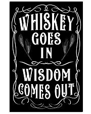 Whiskey goes in Wisdom comes out Vintage Design 11x17 Poster thumbnail