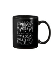 Whiskey goes in Wisdom comes out Vintage Design Mug thumbnail