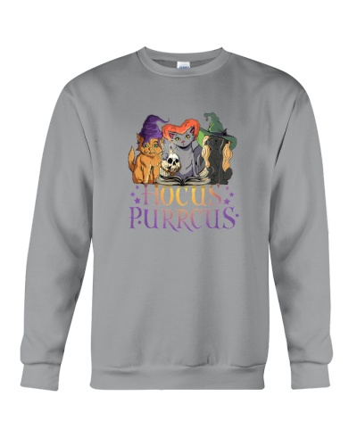 Hocus Purrcus - Halloween Cat Crewneck Sweatshirt